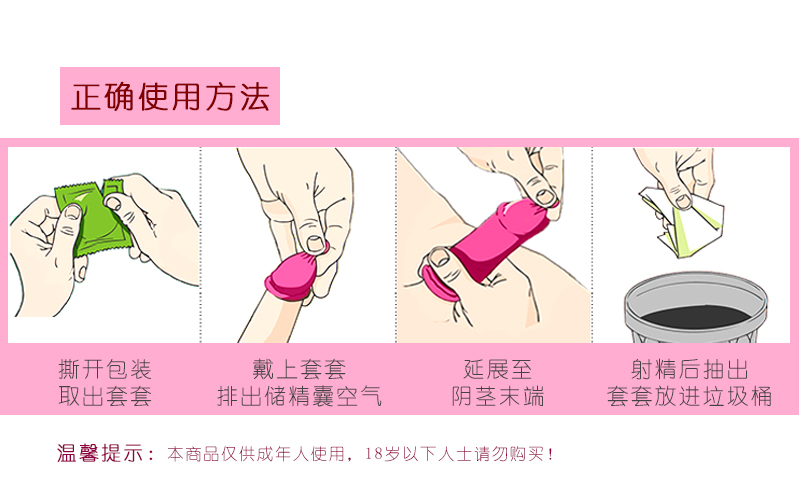  避孕套可以重復(fù)使用嗎？在當(dāng)今國內(nèi)艾滋病性病跟感冒一樣流行的年代，很多人知道而且也使用過避孕套，但是對于避孕套的了解卻基本是一無所知。其中，有很多人更是以為避孕套是可以永遠使用的。那么，避孕套可以重復(fù)(圖3)